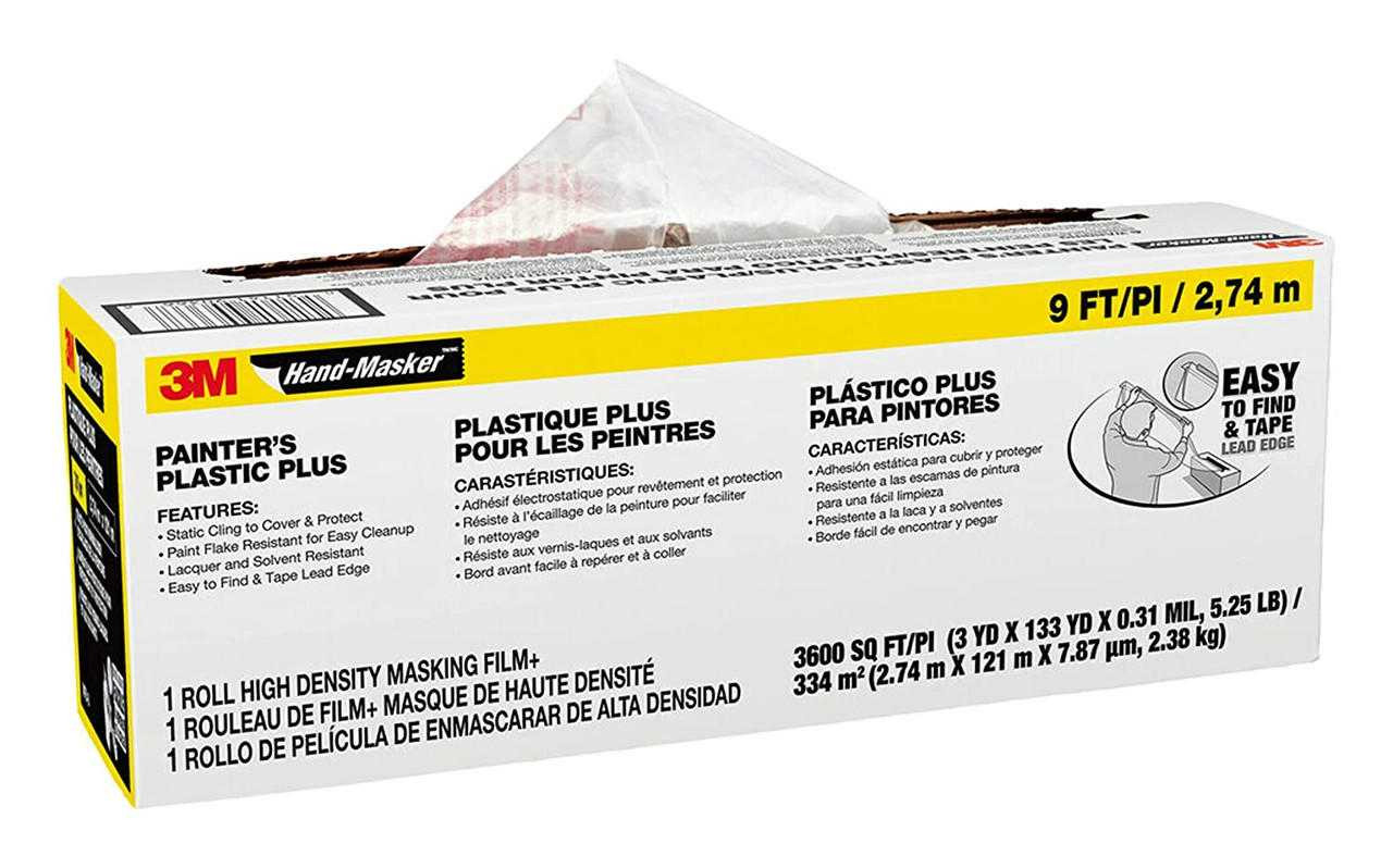 3M™ Hand-Masker™ Masking Film MFB-9, 9 ft x 400 ft