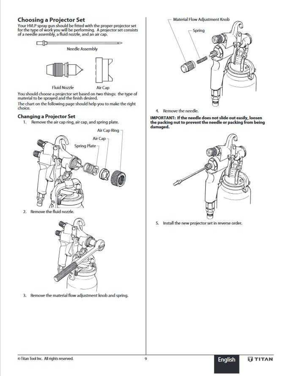 TItan Maxum II Turbine HVLP Spray Gun