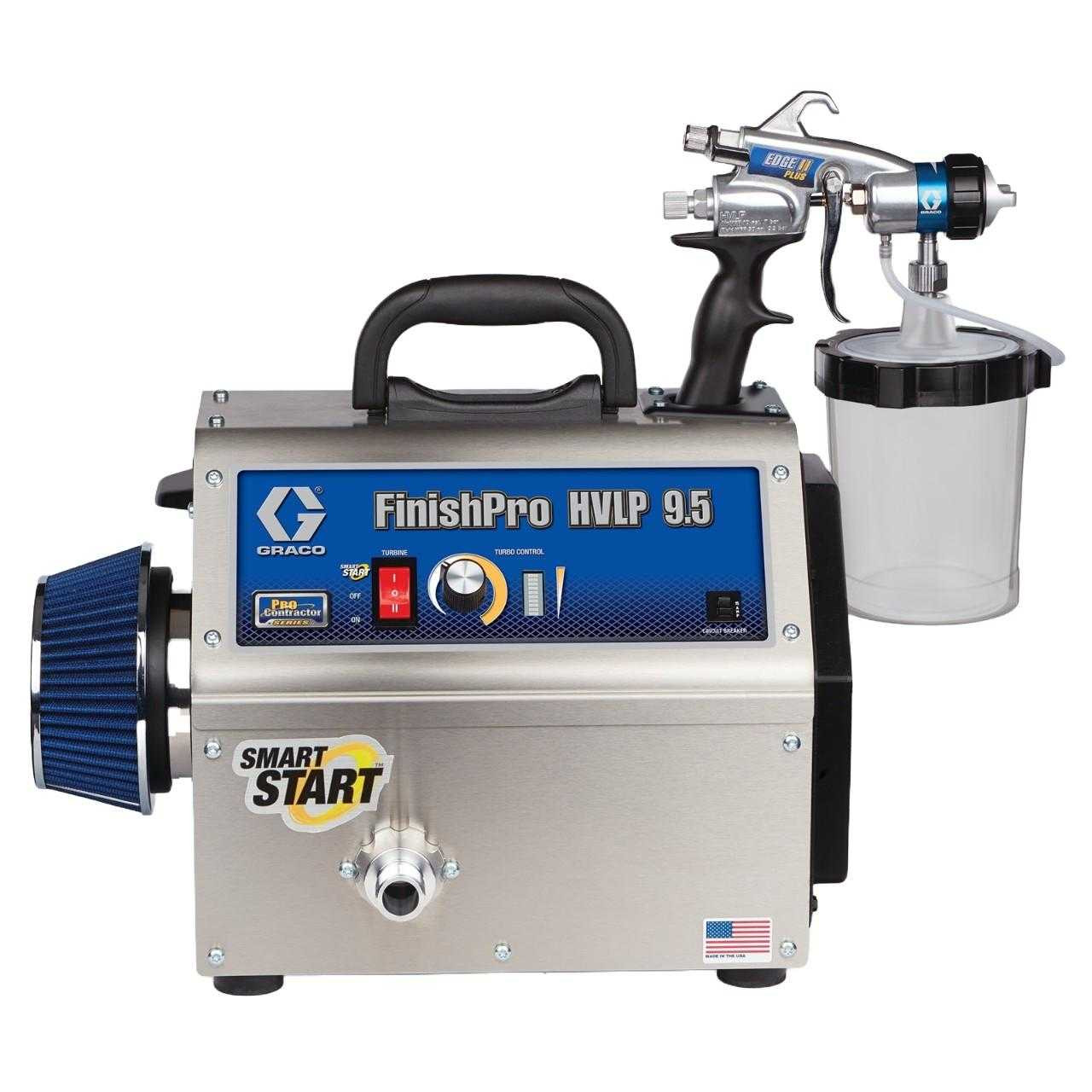 Graco 17N267 FinishPro HVLP 9.5 Pro Contractor Series Sprayer