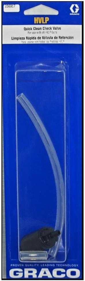 Graco Quick Clean Check Valve Kit for Metal Cup