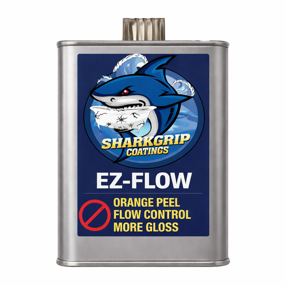 EZ-FLOW Flow Leveler + Gloss Enhancer A professional additive that helps coatings lay down smoother, improve DOI / gloss clarity, and reduce texture — without “over-thinning” your system.