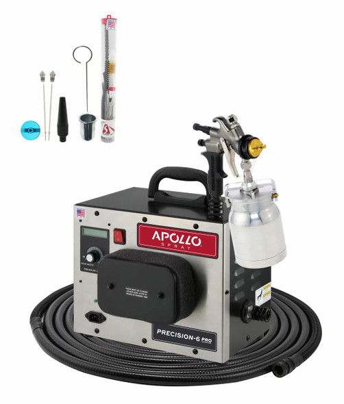  Apollo PRECISION-6 PRO Turbo Paint Spray System – PLUS Package 