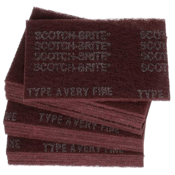 3M Scotch-Brite Maroon General Purpose Hand Pad (20 Pack)