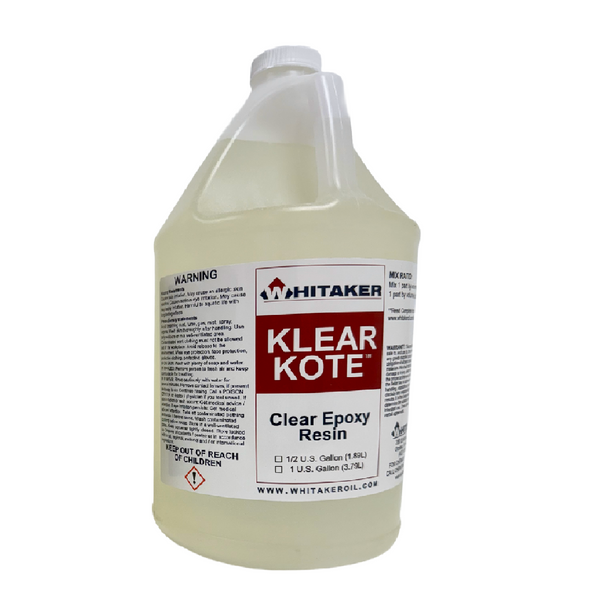 WHITAKER KLEAR KOTE 2-Gal Kit BAR TOP COUNTER EPOXY