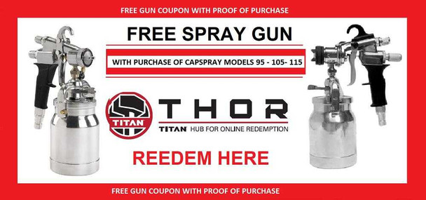 Titan CAPSPRAY 115 W/ MAXUM ELITE Spray Gun