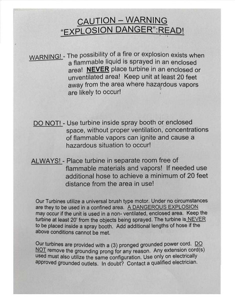American Turbine AT-953 Three Stage with Siphon Spray Gun