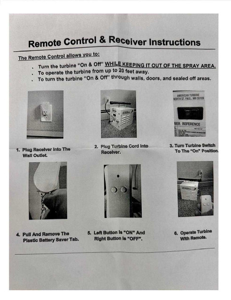American Turbine AT-950 Two Stage with Siphon Spray Gun
