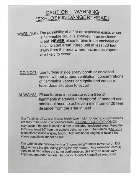 American Turbine AT-950 Two Stage with Siphon Spray Gun