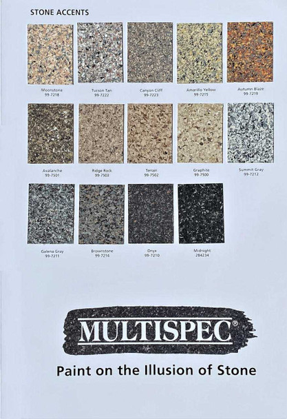 MULTISPEC STONE ACCENT COLORS