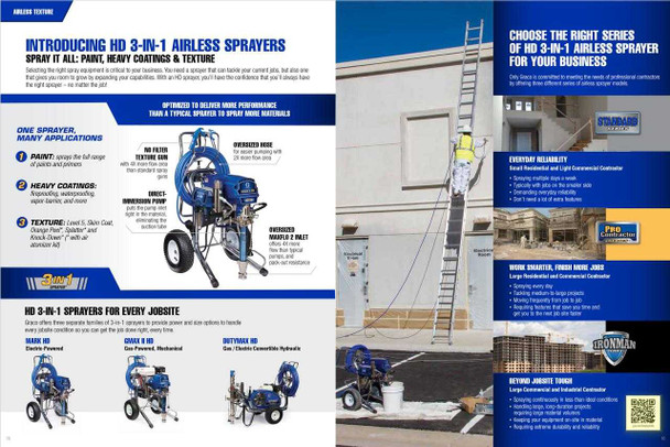 Mark X HD 3-in-1 ProContractor Series Electric Airless Sprayer