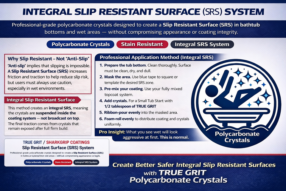 True Grit Polycarbonate Anti Slip Particles