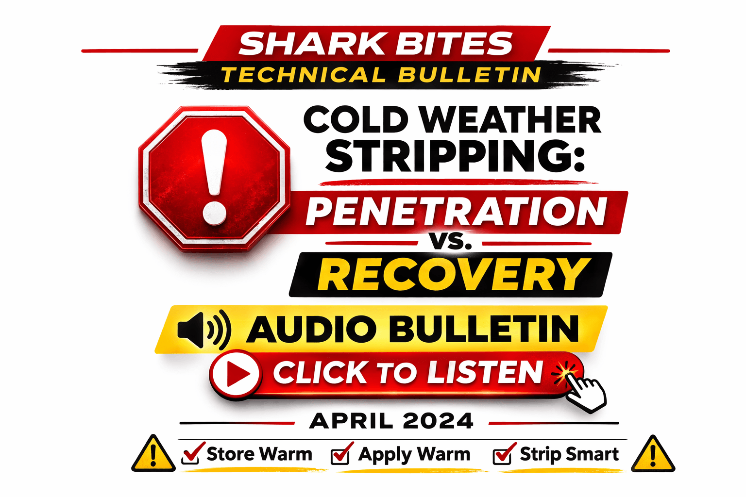 WINTER STRIPPING BULLETIN - THRU APRIL 2026