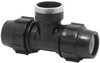 50mm Metric Poly x 50mm Female BSP Tee - Plasson Metric Poly Pipe