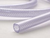 25mm ID Clear Multi Purpose Australian Made Braided Hose with a Blue Tint - 100m Coil