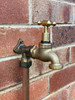 Brass Tap - 3/4" Male Inlet and 1" Male Outlet