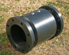 4" Poly Check Valve with table D flange outlet and s/steel mechanism 10 - 50 L/Sec