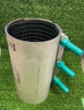 Rapid stainless steel repair clamp range 342 - 355mm suits 355mm Poly, 400mm long with 5 bolts.