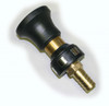 Alloy Fire Hose Nozzle with 25mm brass barbed inlet - Fan and Jet