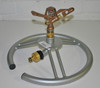 TR2 Brass full circle 20mm sprinkler and gal steel sled base