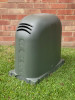 Polyslab with Pump Cover in HERITAGE GREEN Polyethylene 640mm x 340mm x 550mm High