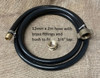 Heavy duty hose connection kit to join the garden tap to the Recoila Garden hose reel