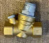 25mm brass Caleffi pressure reducing valve 2,000 kPa down to 100-600 kPa and it is adjustable and works with no-flow.   Has pressure gauge port to check the reduced pressure.