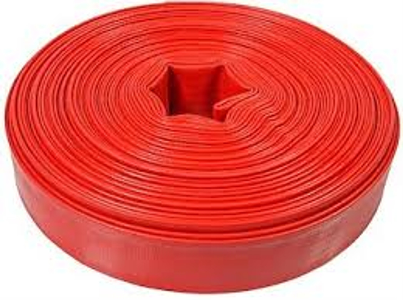 65mm Layflat Hose Heavy Duty - Red p/mtr  (minimum 20meters)