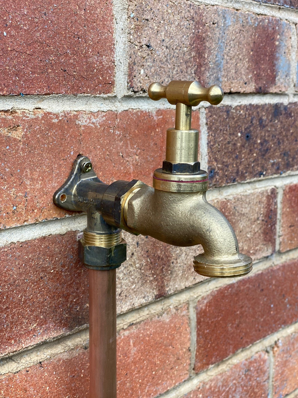 Brass Tap - 1/2" Male Inlet and 3/4" Outlet