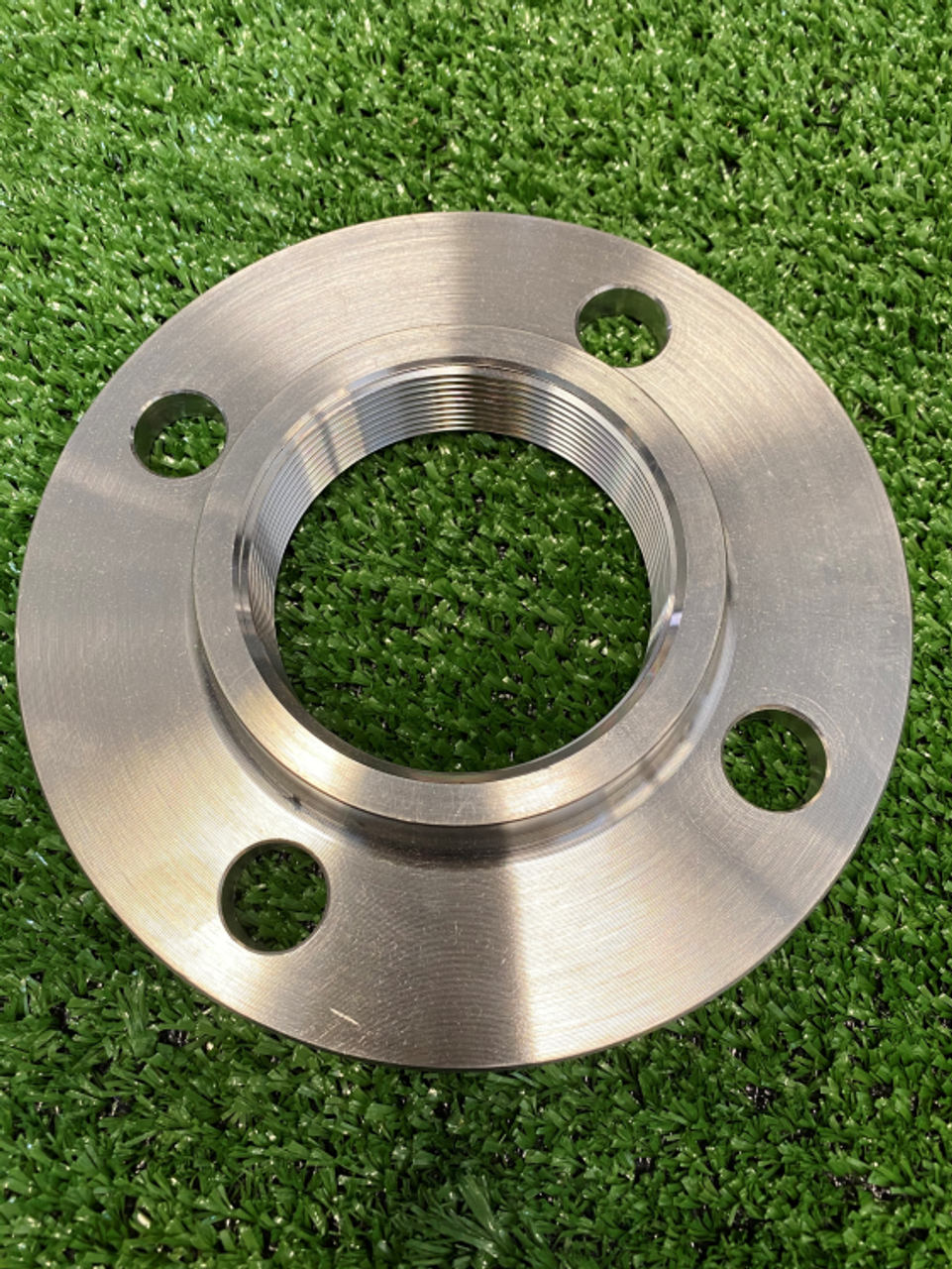 1 1/2" Flange in 316 Stainless Steel - Table 'D/E' with 1 1/2" female BSP threaded centre AS2129