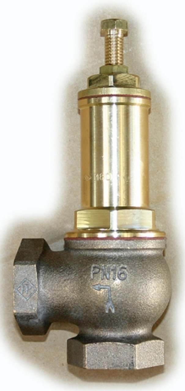 15mm Bronze & Brass Pressure Relief Valve - 200-1,000 kPa