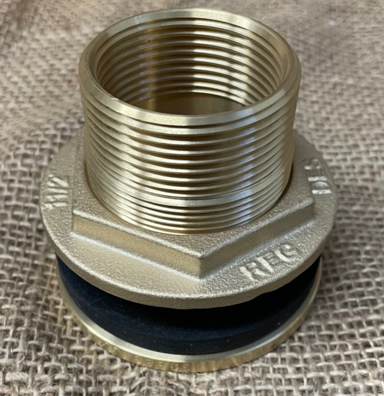 40mm brass tank outlet