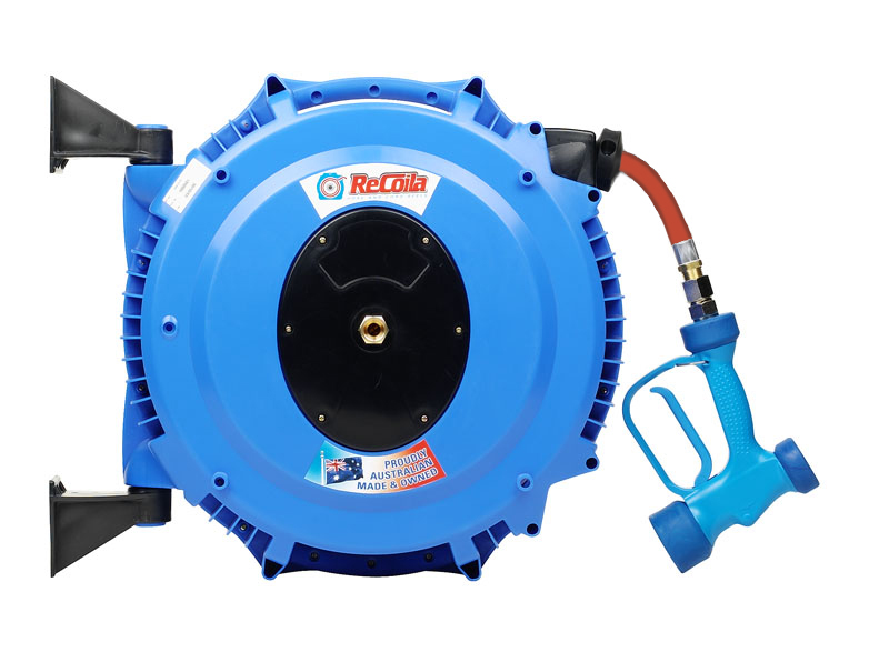 Hot Water hose reel 20m of 10mm ID hose with trigger gun