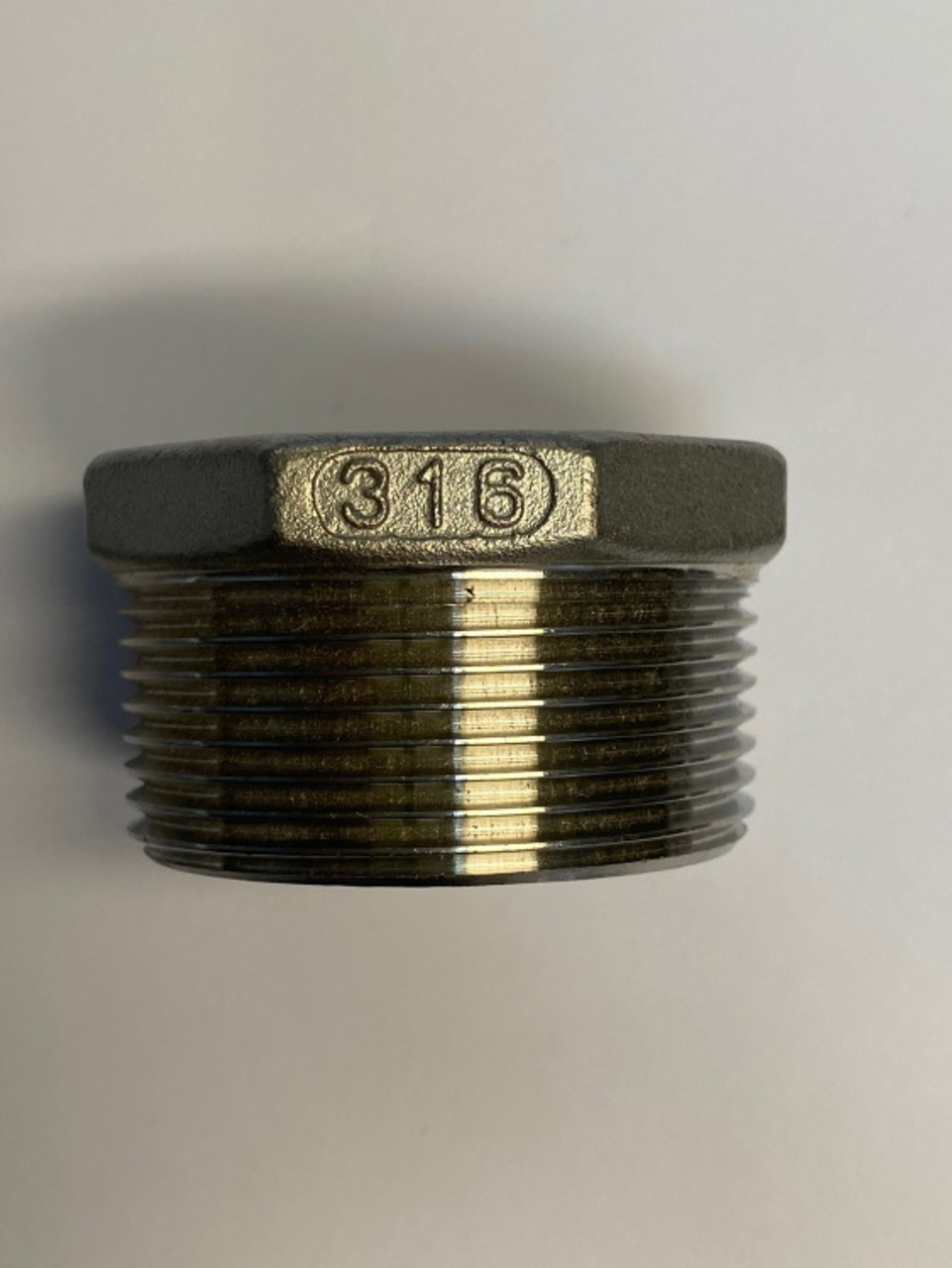 Reducing Bush, 40mm  x 25mm (1 1/2" x 1") 316 Stainless Steel with BSP Female Threads Reducing Bush, 40mm  x 25mm (1 1/2" x 1") 316 Stainless Steel with BSP Female Threads