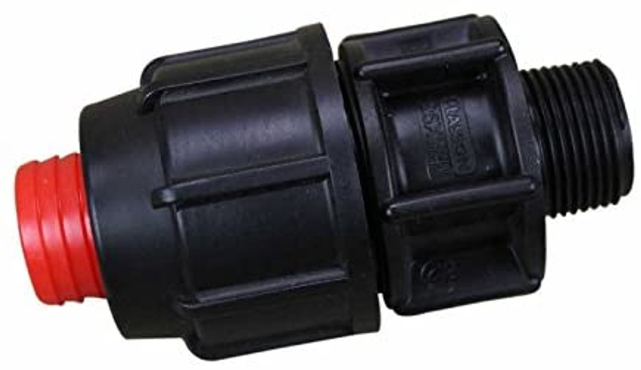 1 1/4" Rural Poly x 1 1/4" Male BSP Adaptor