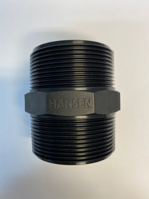 Nipple 1" Nyglass (Glass Reinforced Nylon) BSP Threads
