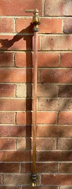 Balmain - Brass Garden Tap with Copper Pipe & Elbows