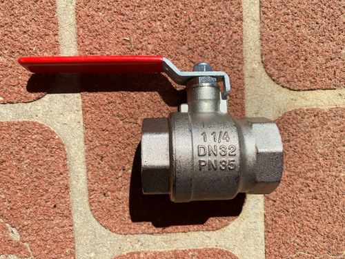 40mm Brass "Anti-Frost" Ball Valve with lever action and female BSP threads