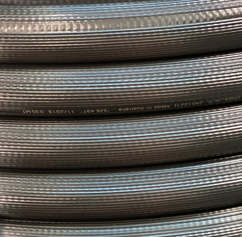 Australian Made 25mm Black Fire Hose 1,000 kPa 100m Roll