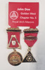Pocket  Name Badge with  2 Jewel Hangers