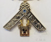  Past Master Breast Jewel-with  Austrian Crystal 