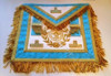  Gold  Officer Apron  with  Fringe , Wreathing & Lodge Badge