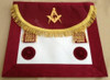 Scottish  Master Mason Aprons Burgundy