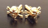  Gold  Skull  Cuff links 