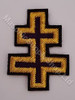 Knight Templar Jacket Badge  Small   set of two 