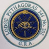 Custom Lodge Apron Badges  Hand Embroidered             (Click on picture to see samples)