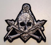 Lodge Apron Badges Square and Compass with Mortality Symbol