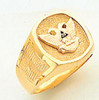 GOLD SCOTTISH RITE RING HOM319NE-X