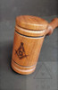 Masonic  Chairman's Gavel Engraved with Square & Compass