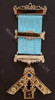  Past Master  Breast  Jewel  3 bar with  Working Tools & Stone