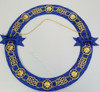 Officers Chain Collar  Royal Blue